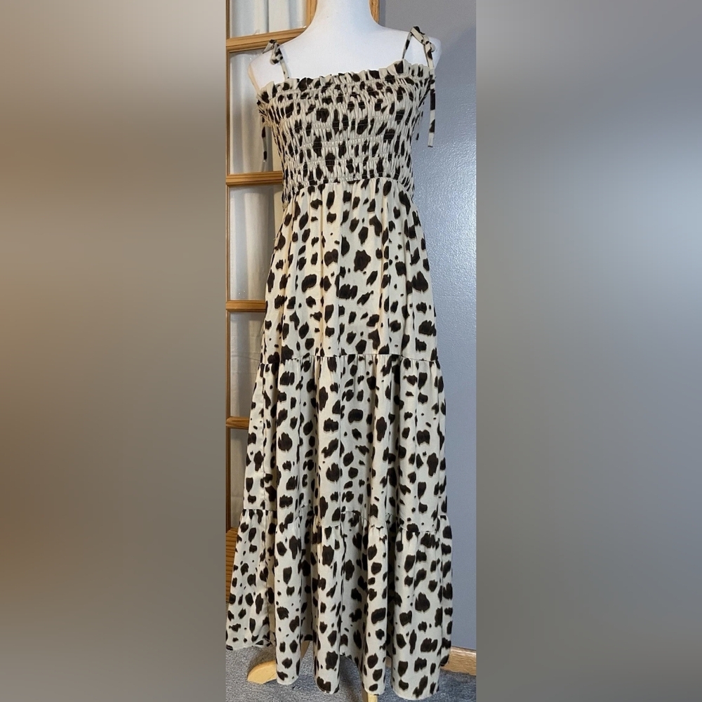 Leopard Print Maxi Dress
